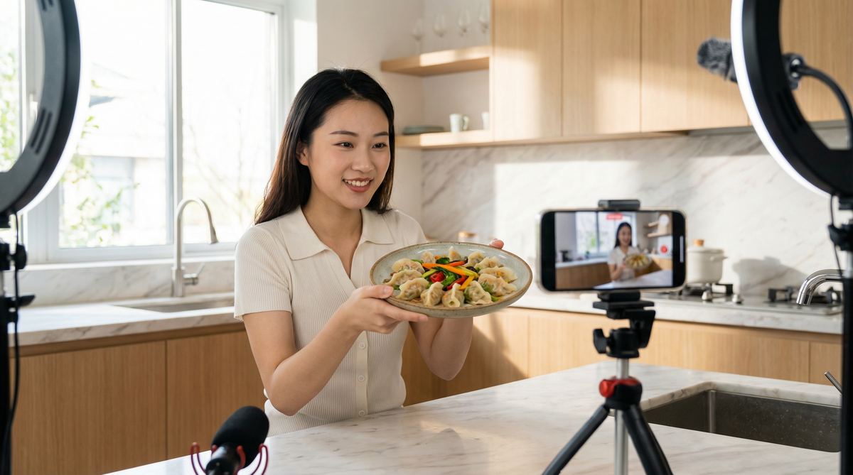 黄色仓库美食探店视频